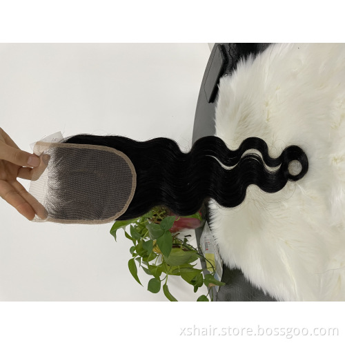 XuShang 4x4 5x5 6x6 7x7 13x4 All Size Human Hair Lace Closure wholesale virgin brazilian hair vendors straight body wave